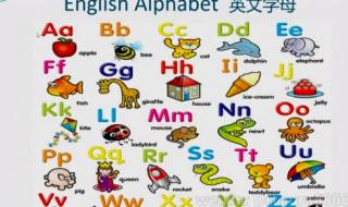26个字母发音标准 26个字母发音